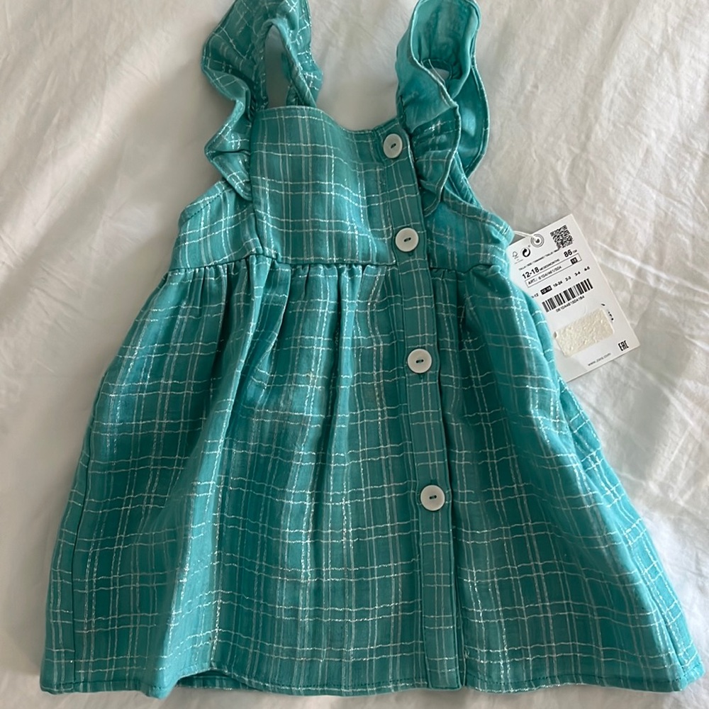 Zara girls dress sz 12-18m